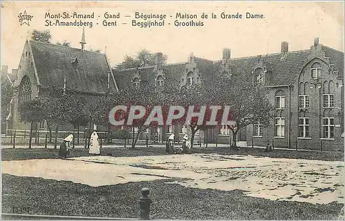 Cartes postales Mont St Amand Gand Beguinage Maison de la grande Dame