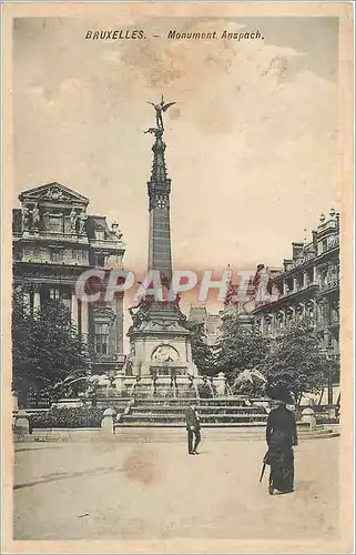 Cartes postales Bruxelles Monument Anspach
