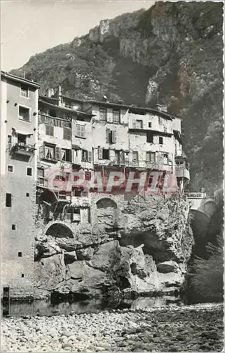 Cartes postales moderne Les Belles Alpes Francaises le Vercors Pont en Royans les maisons suspendues