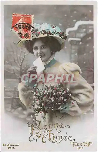 Cartes postales Bonne Annee Femme
