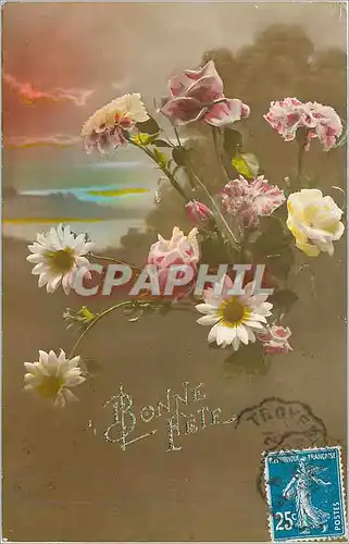 Cartes postales Bonne fete Fleurs