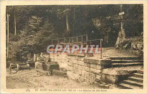 Cartes postales Mont Ste Odile la Source de Ste Odile