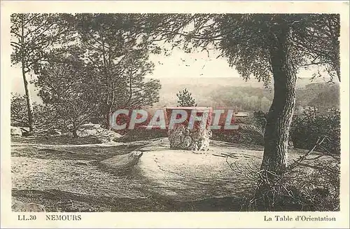 Cartes postales Nemours la table d'Orientation