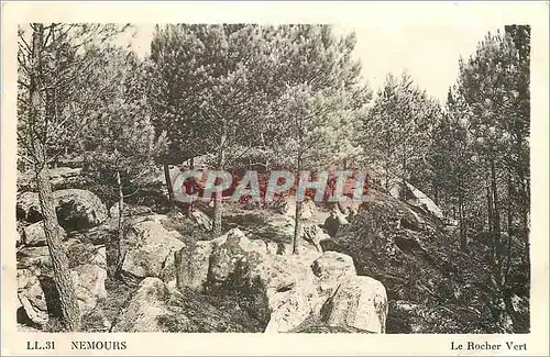 Cartes postales Nemours le rocher vert