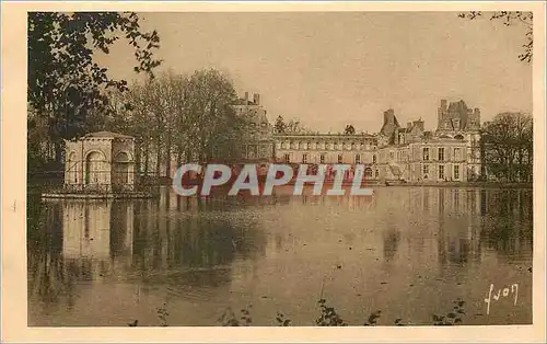 Ansichtskarte AK Fontainebleau S et M le Palais l'Etang aux carpes