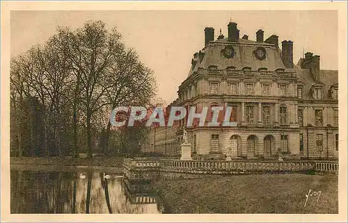 Ansichtskarte AK Fontainebleau Seine et Marne le palais aile Louis XV