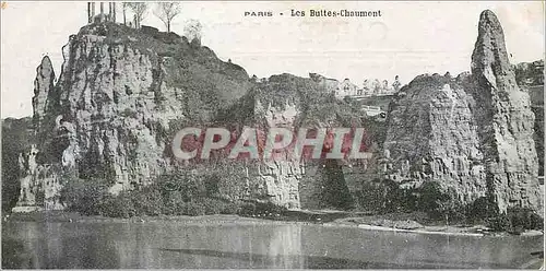 Cartes postales Paris Les Buttes Chaumont