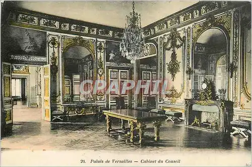 Cartes postales Palais de Versailles Cabinet du Conseil