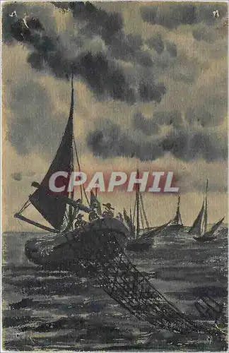 Cartes postales Bateaux de peche