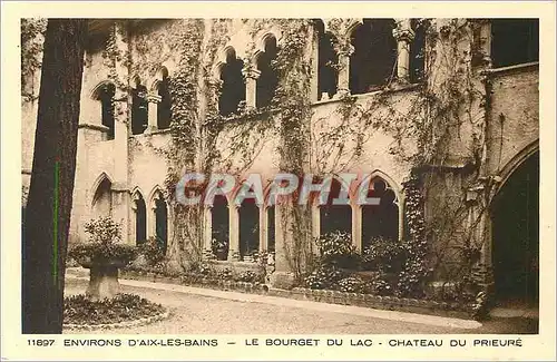 Cartes postales Environs d'Aix les Bains le bourget du lac chateau du Prieure