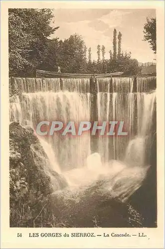 Cartes postales Les Gorges du Sierroz la cascade