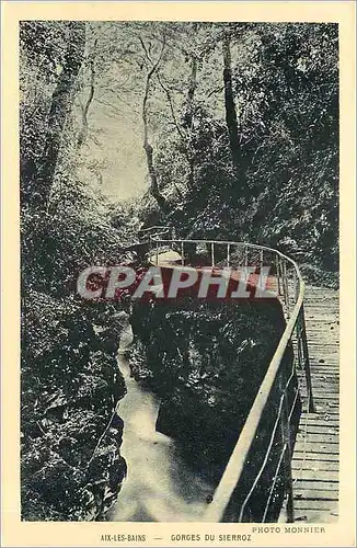 Cartes postales Aix les Bains Gorges du Sierroz