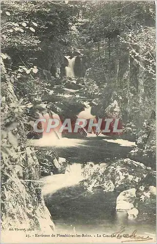 Ansichtskarte AK Environs de Plombieres les Bains la Cascade du Gehard