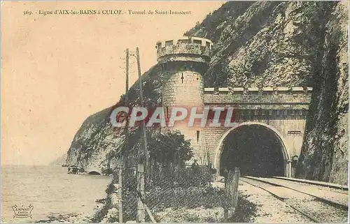 Ansichtskarte AK Ligne d'Aix les Bains a Culox Tunnel de Saint Innocent