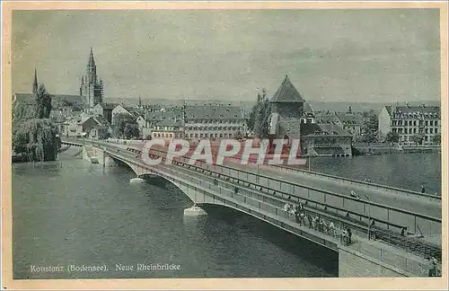 Cartes postales Konstanz Bodensee Neue Rheinbrucke