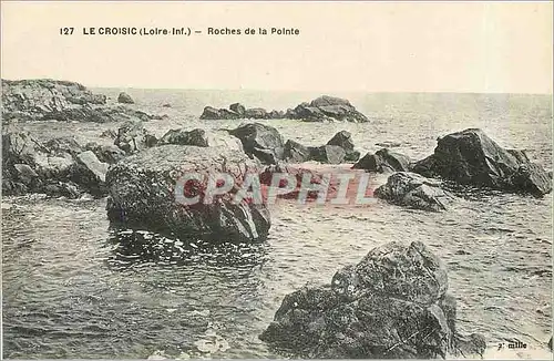 Cartes postales Le Croisic Loire Inf Roches de la Pointe