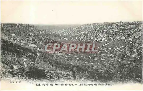 Cartes postales Foret de Fontainebleau les Gorges de Franchard