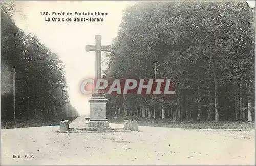 Ansichtskarte AK Foret de Fontainebleau la Croix de Saint Herem