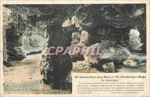 Cartes postales Ste Genevieve des Bois par St Michel sur Orge le Souterrain