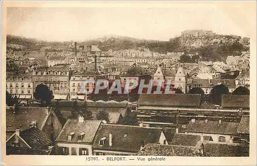 Cartes postales Belfort vue generale