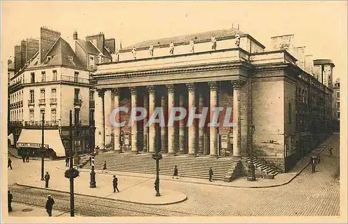 Ansichtskarte AK Nantes Loire Inferieure le Theatre