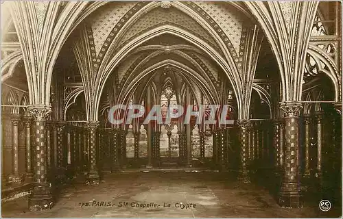 Cartes postales Paris Ste Chapelle la Crypte