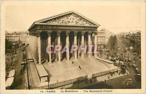 Cartes postales Paris la Madeleine