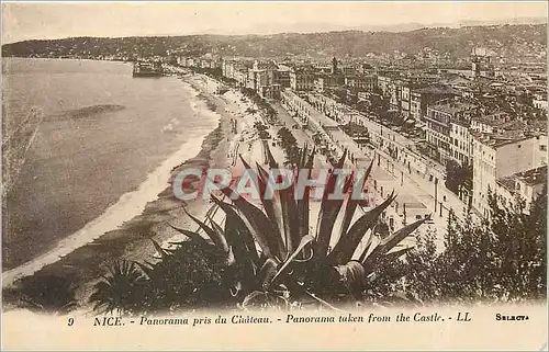 Cartes postales Nice Panorama pris du Chateau