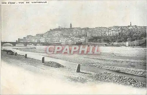 Cartes postales Cote d'Azur Vue de Vintimille