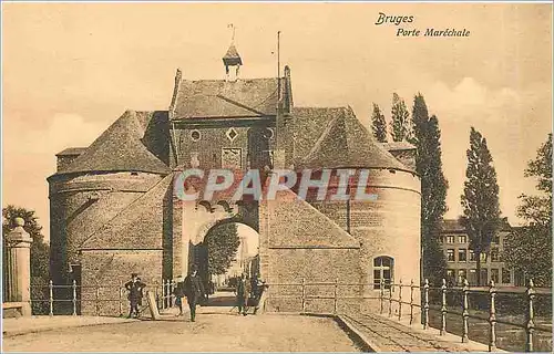 Cartes postales Bruges Porte Marechale