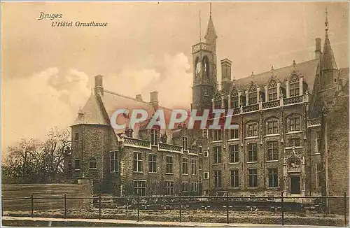 Cartes postales Bruges l'Hotel Gruuthuuse