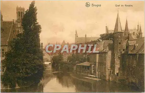 Cartes postales Bruges Quai du Rosaire