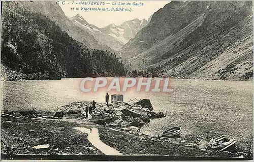 Ansichtskarte AK Cauterets le lac de Gaube et le Vignemale