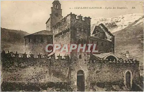 Cartes postales Luz Saint Sauveur Eglise des Templiers