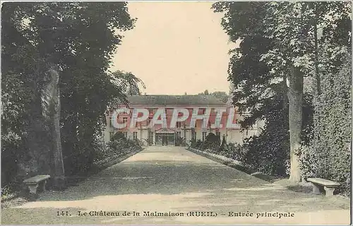 Ansichtskarte AK Le Chateau de la Malmaison Rueil Entree principale