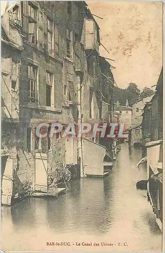 Cartes postales Bar le Duc le canal des Usines