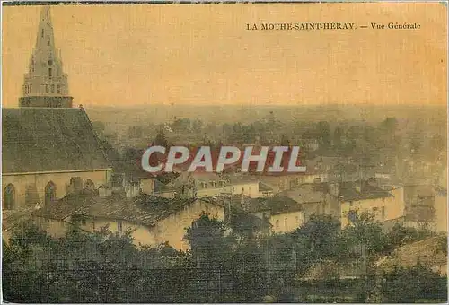 Cartes postales La Mothe Saint Heray vue generale (carte toil�e)
