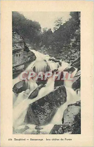 Cartes postales Dauphine Sassenage les chutes du Furon