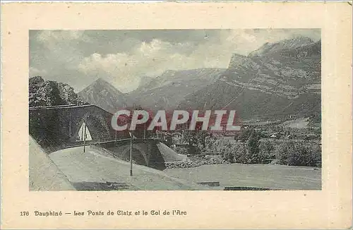 Cartes postales Dauphine les ponts de Claix et le Col de l'Arc
