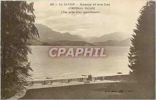 Ansichtskarte AK La Savoie Annecy et son lac l'Imperial palace vue price d'un appartement