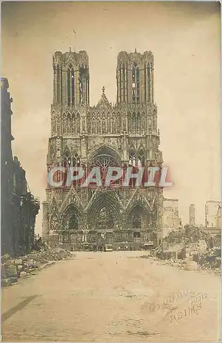 CARTE PHOTO Reims