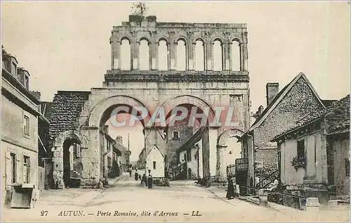 Cartes postales Autun porte romaine dite d'Arroux