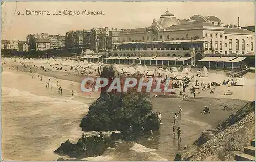 Cartes postales Biarritz le casino municipal