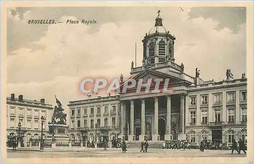 Cartes postales Bruxelles place royale