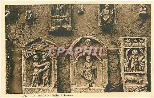 Cartes postales Timgad Steles a Saturne