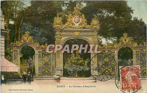 Cartes postales Nancy la fontaine d'Amphitrite