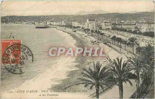 Ansichtskarte AK Cote d'Azur Nice Perspective du quai du Midi et des Ponchettes