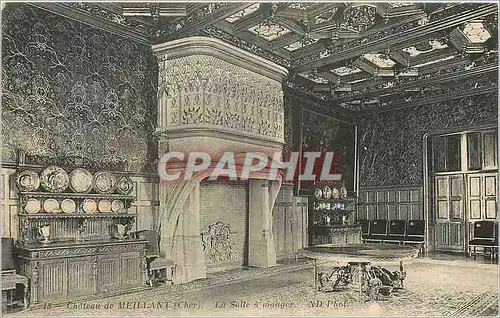 Cartes postales Chateau de Meillant Cher la salle a manger