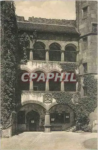 Ansichtskarte AK Heidelberg die Arkaden im Schlosshof