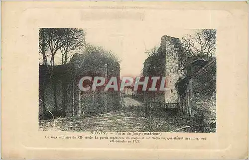 Ansichtskarte AK Provins porte de Jouy exterieur